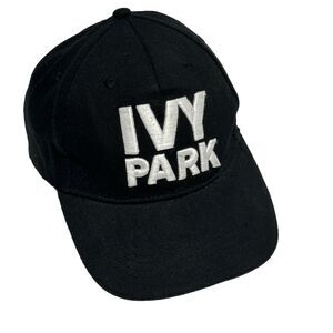 IVY PARK Navy Blue Backless Satin Baseball Cap Rare Ivy park baseball cap - Gem main image 3
